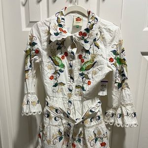 Farmrio dress pitanga embellished